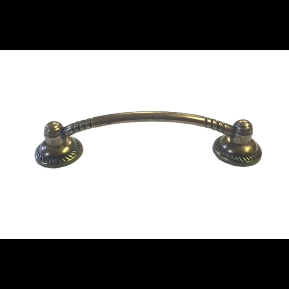 (Lot of 10) Antique Brass Drawer Pull - Picture 6 of 6